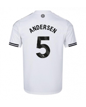 Billige Fotballdrakt Fulham Joachim Andersen #5 Replika Hjemmedrakt 2025-26 Kortermet Billige Fotballdrakt Fulham Joachim Andersen #5 Replika Hjemmedrakt 2025-26 Kortermet
